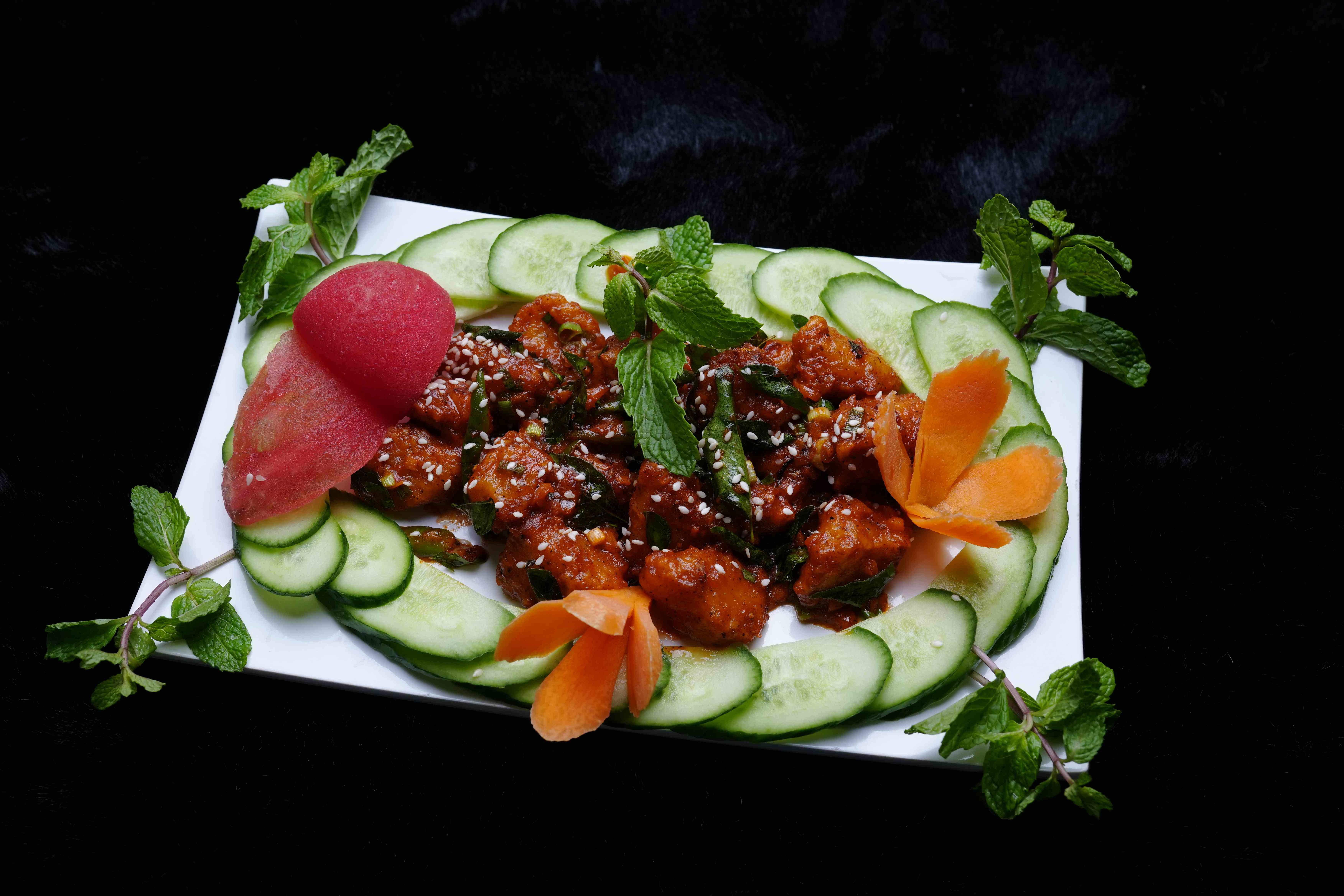 Sesame Glazed Appetizer